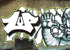 Graffiti Wall in Berlin - Photo by Schmierfink030 - 1up, 61, cbk