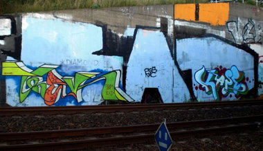 Graffiti Bombing - Photo by Schmierfink030 - bad, ogs, kmc