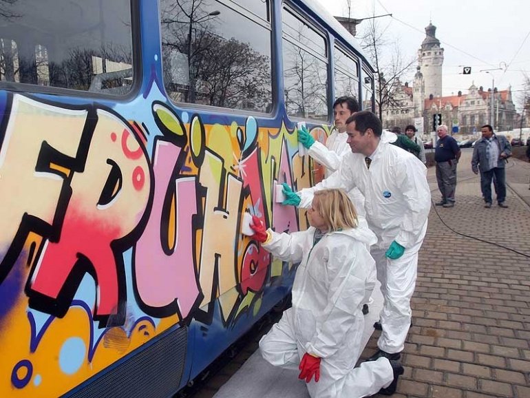 Graffiti Train - Photo by Schmierfink030 - Cleanex-Gang