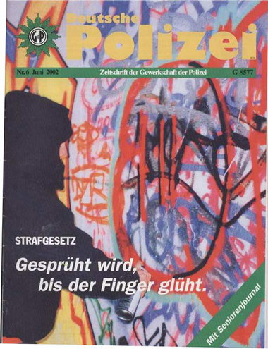 Graffiti Wall in Niederdorla - Photo by Schmierfink030 - GERMAN, POLICE, NEWS