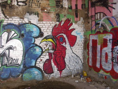 Graffiti Wall in Berlin - Photo by Schmierfink030 - Hahn