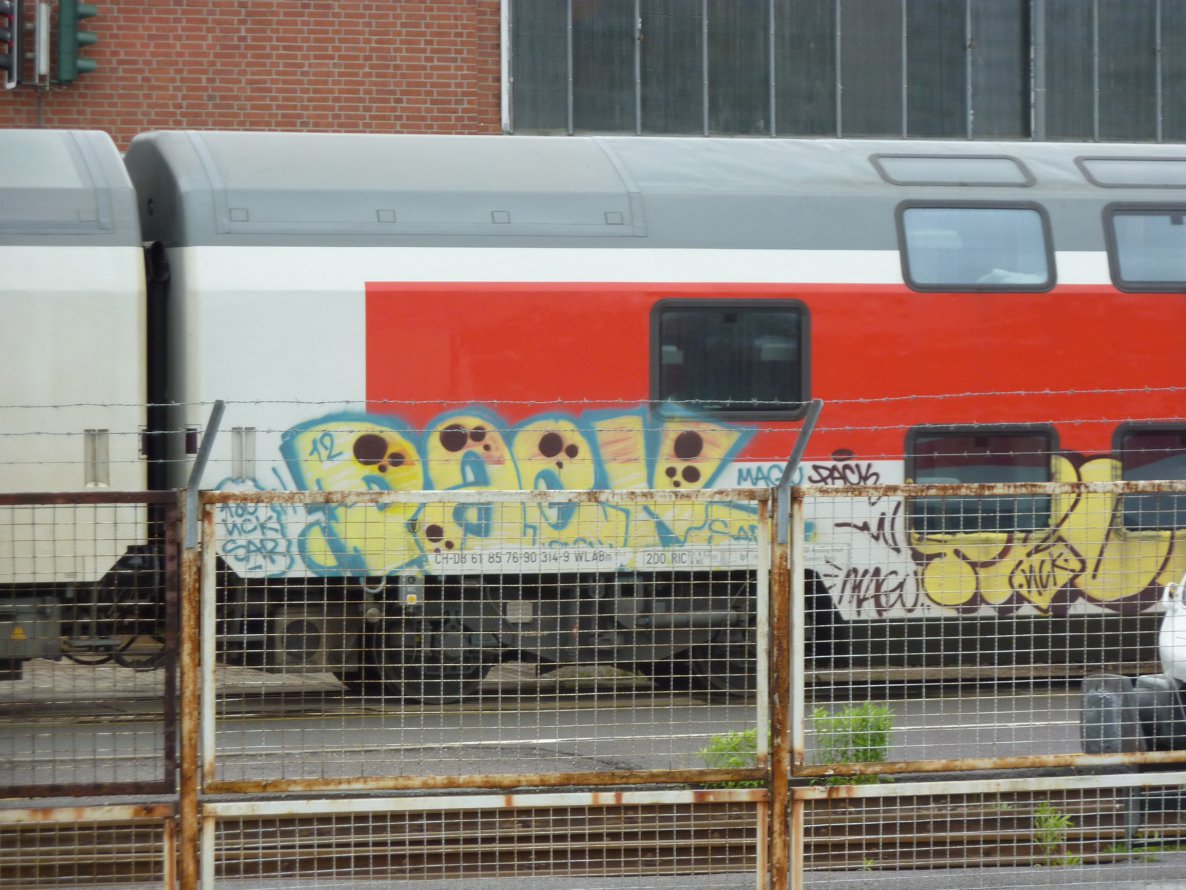 Graffiti Train in Berlin - Photo by Schmierfink030 - pack