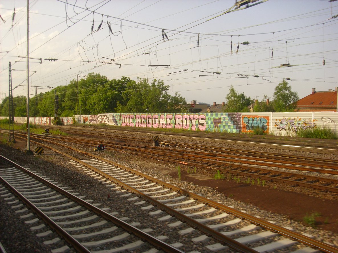 Graffiti Wall in Stuttgart - Photo by Schmierfink030 - DIE, REGGAE, BOYS