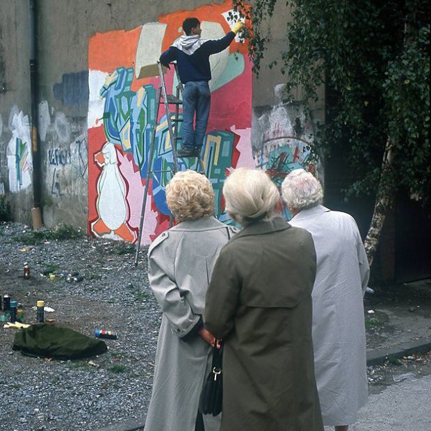 Graffiti Artwork - Photo by Schmierfink030 - omaS