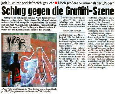 Graffiti Artwork - Photo by Schmierfink030 - puber