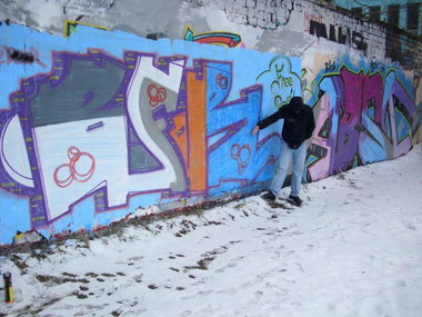 Graffiti Wall in Berlin - Photo by Schmierfink030 - bvor, äbst