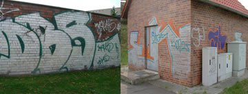 Graffiti Bombing - Photo by Schmierfink030 - dbs