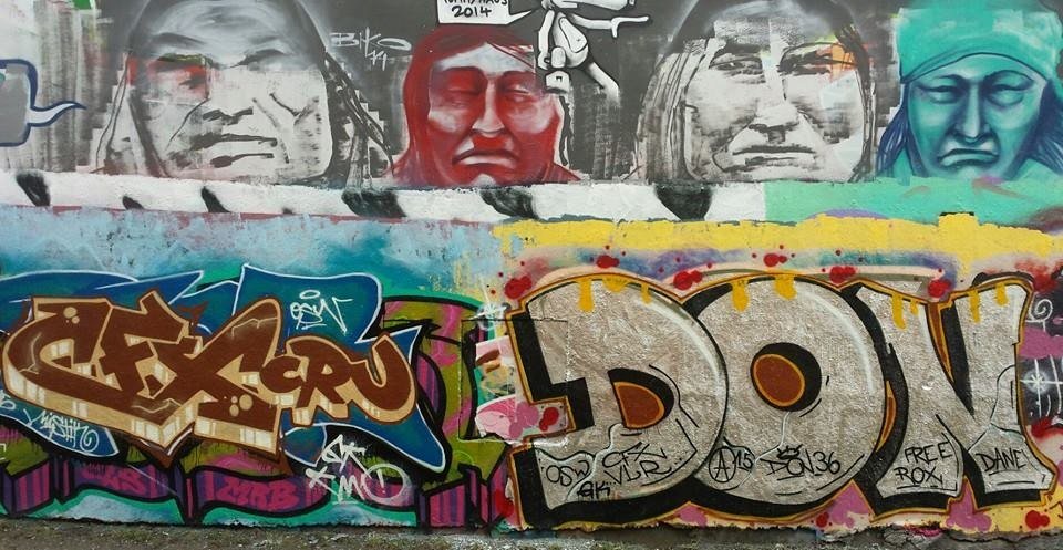 Graffiti Wall in Berlin - Photo by Schmierfink030 - cfx, don