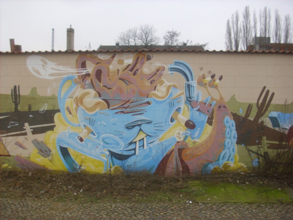 Graffiti Wall in Berlin - Photo by Schmierfink030