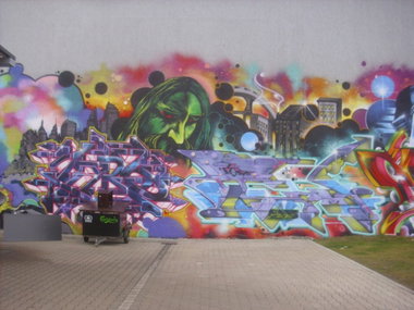 Graffiti Wall in Berlin - Photo by Schmierfink030