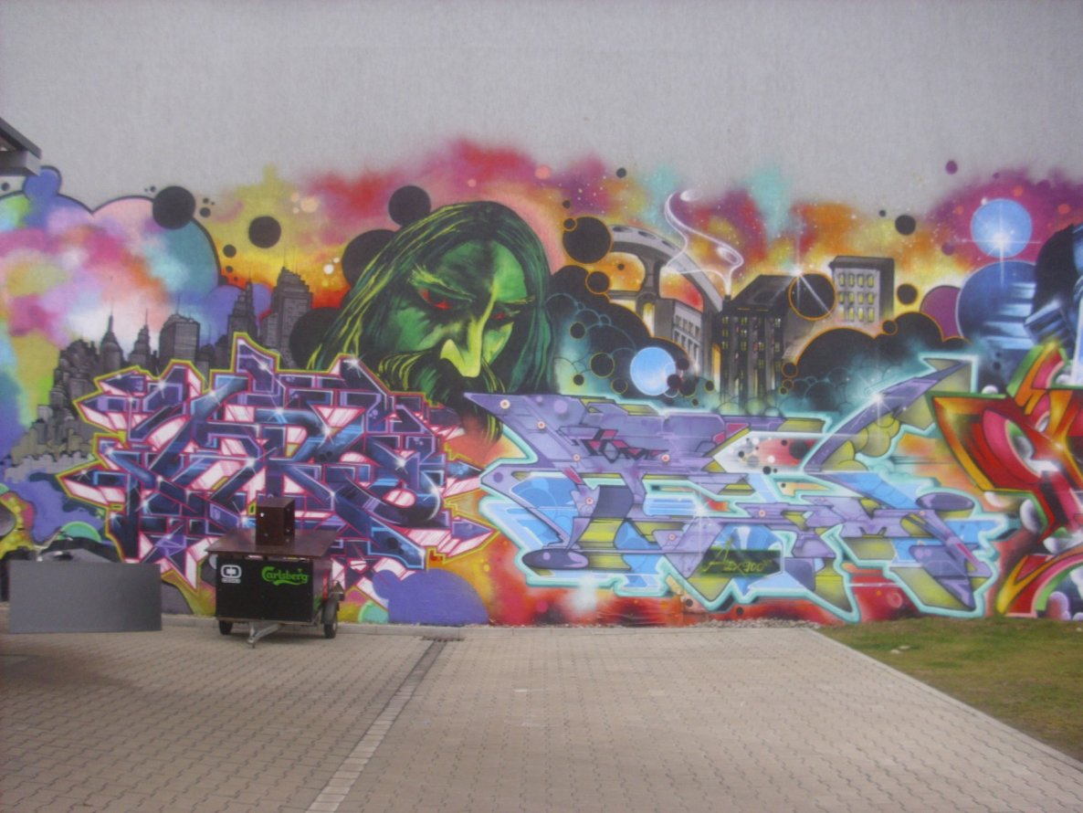 Graffiti Wall in Berlin - Photo by Schmierfink030