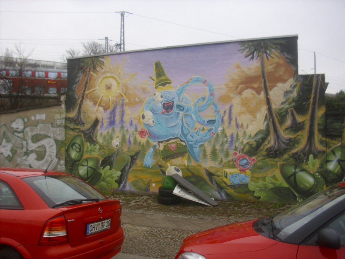 Graffiti Wall in Berlin - Photo by Schmierfink030