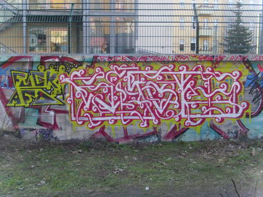 Graffiti Wall in Berlin - Photo by Schmierfink030 - wisoe, fuck, afd