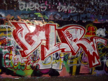 Graffiti Bombing - Photo by Schmierfink030 - vlr, bee