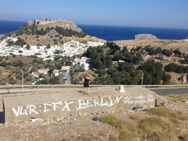 Graffiti Wall in Greece - Photo by Schmierfink030 - VLR, CFX, GREECE