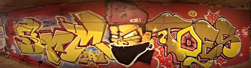 Graffiti Wall in Algerien - Photo by Schmutzfink - SRM, YAST, TOES