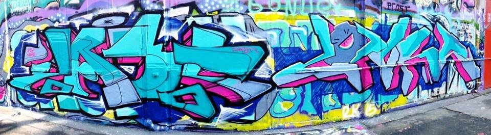 Graffiti Wall in Algerien - Photo by Schmutzfink - YAST, LIBRE, SRM