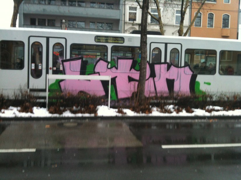 Graffiti Train in Köln - Photo by Schokofliege - LTN
