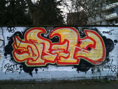 Graffiti Wall in Köln - Photo by Schokofliege - DREK (2006)