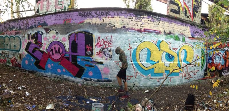 Graffiti Wall - Photo by Schokofliege - COP, COP