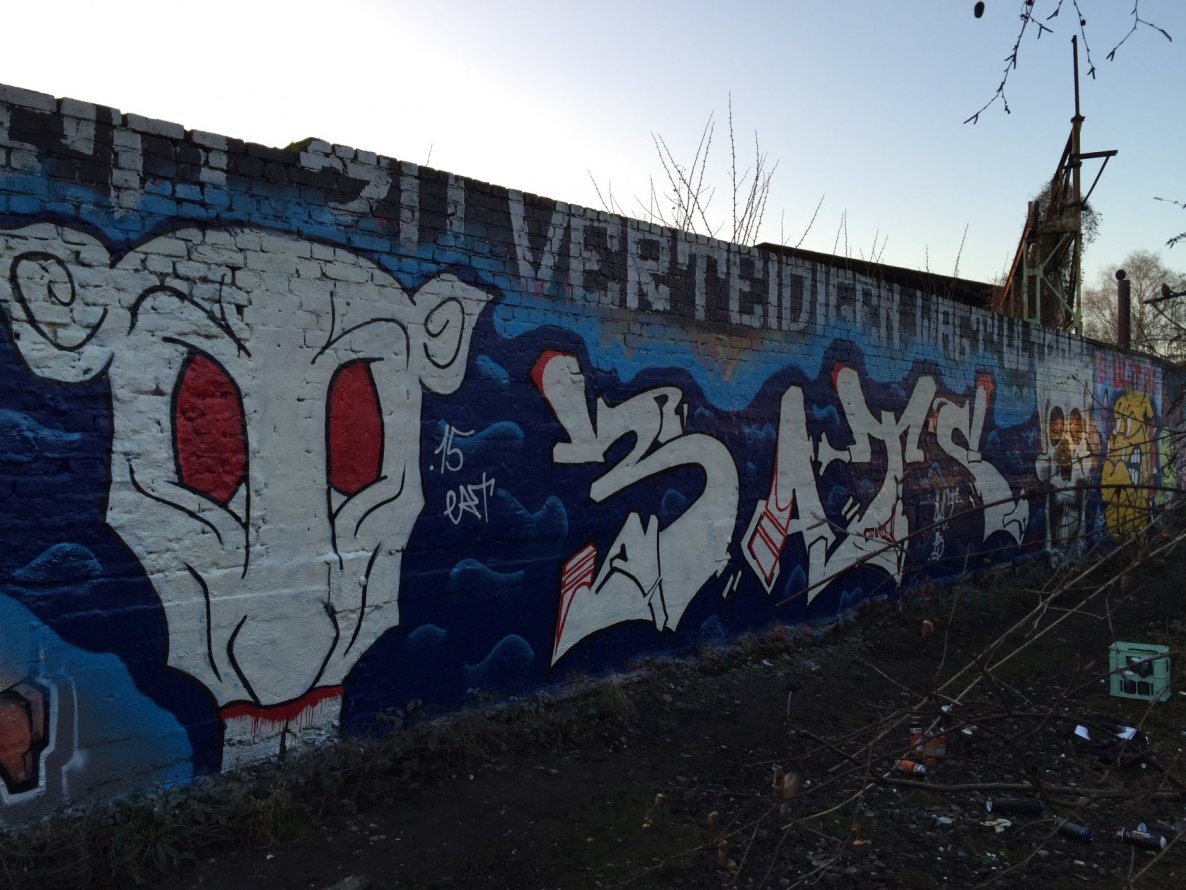 Graffiti Wall in Köln - Photo by Schokofliege - EAT`s (2015)