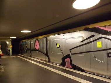 Graffiti Train - Photo by Schreibtisch - CIA, Berlin (2013)
