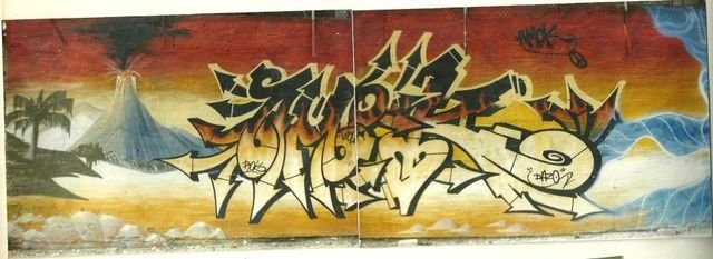 Graffiti Wall in Berlin - Photo by SchwarzerKater - Amok, Oldschool, Berlin
