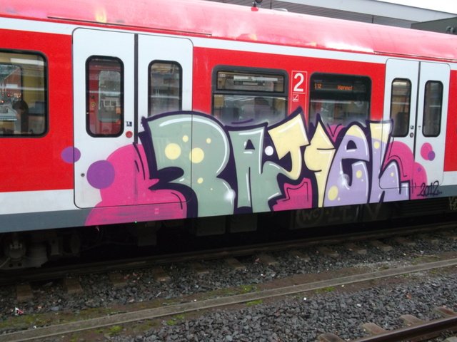 Graffiti Train - Photo by SchwarzerKater - Rätsel, Train, Panel (2012)