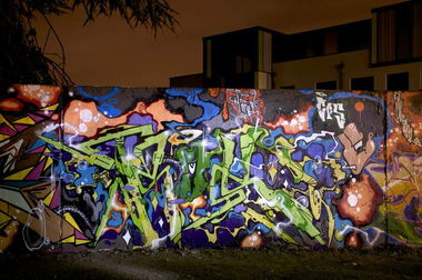 Graffiti Wall in Köln - Photo by SchwarzerKater - Tank, Cps, Crew