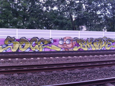 Graffiti Wall in Köln - Photo by SchwarzerKater - Soce, Bhave, Wall