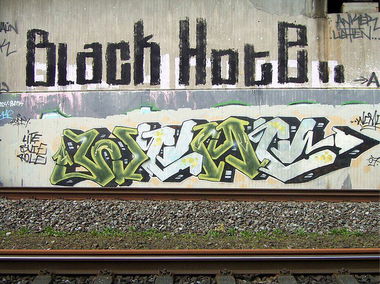 Graffiti Wall - Photo by SchwarzerKater - Wcmc, Crew, Black (2007)