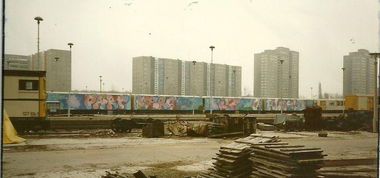 Graffiti Train in Berlin - Photo by SchwarzerKater - Partners, Of, Crime (1990)