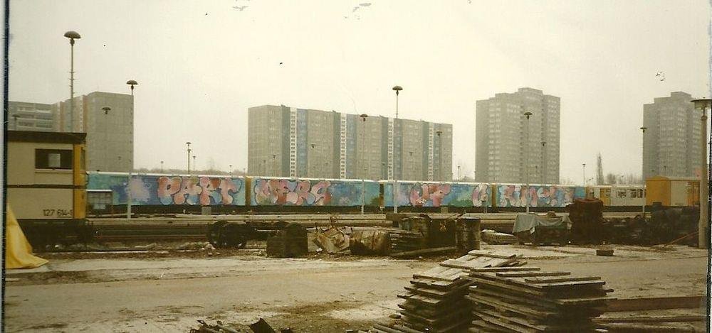 Graffiti Train in Berlin - Photo by SchwarzerKater - Partners, Of, Crime (1990)