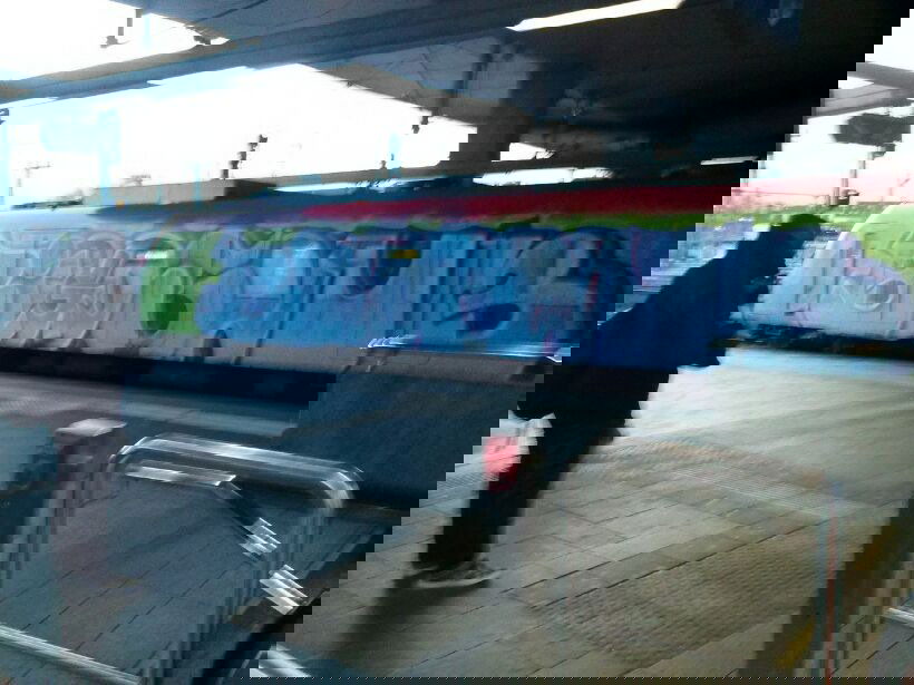 Graffiti Train in Dusseldorf - Photo by SchwarzerKater - Bigos, Snub, Wholecar (2014)