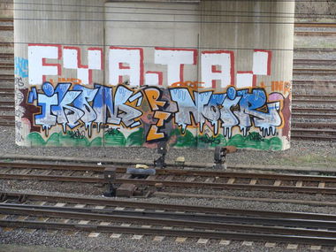 Graffiti Wall - Photo by SchwarzerKater - Ikom, Noir, Rtl