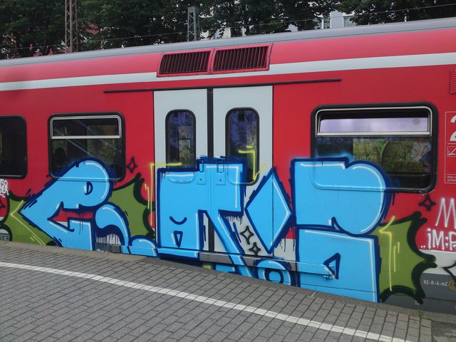 Graffiti Train - Photo by SchwarzerKater - Gratis, Train, Panel