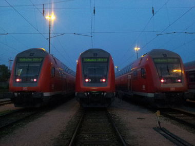 Graffiti Train - Photo by SchwarzerKater - Trains, Südbaden, Yard