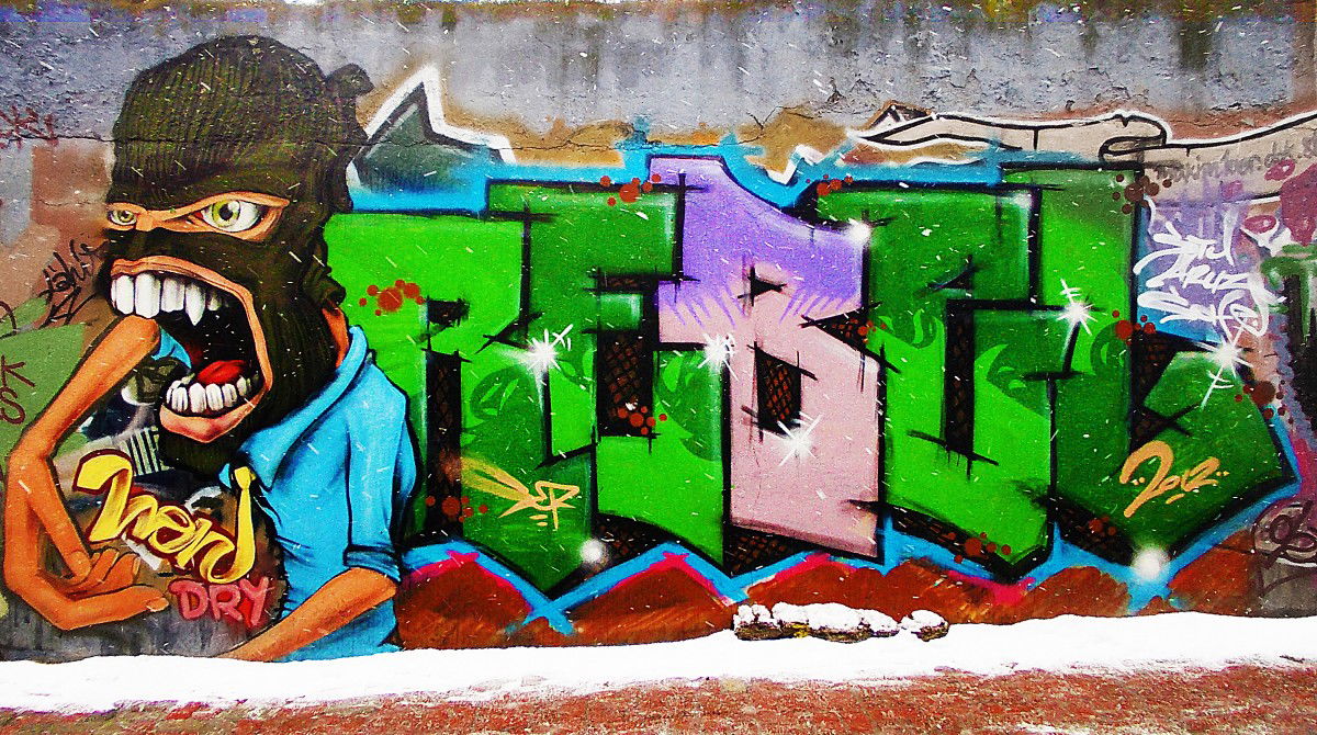 Graffiti Wall in Istanbul - Photo by Screbel - istanbul, turkey, rebel