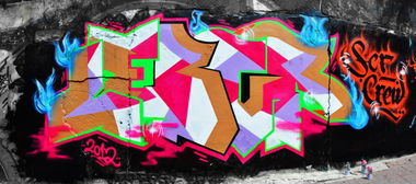 Graffiti Wall in Istanbul - Photo by Screbel - scr, screw, istanbul