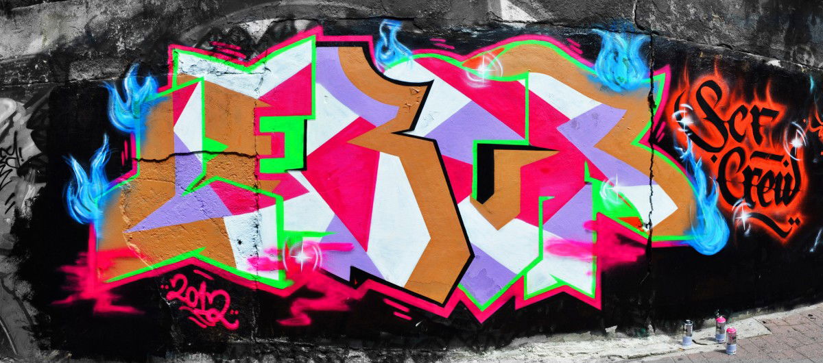 Graffiti Wall in Istanbul - Photo by Screbel - scr, screw, istanbul