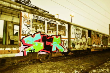 Graffiti Train in Istanbul - Photo by Screbel - scr, scr, crew