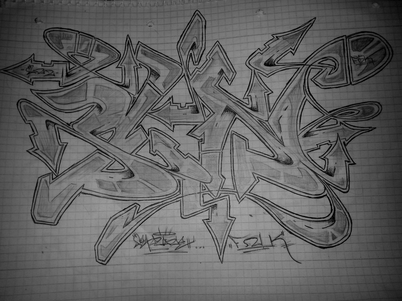 Graffiti Sketch - Photo by SeanZone - Seanz (2016)
