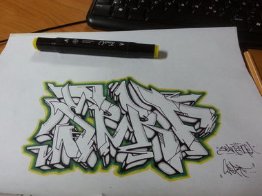 Graffiti Sketch - Photo by SeanZone - seanzONE