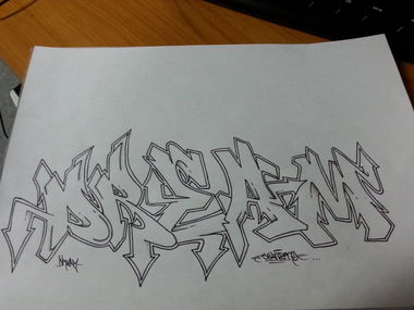 Graffiti Sketch - Photo by SeanZone