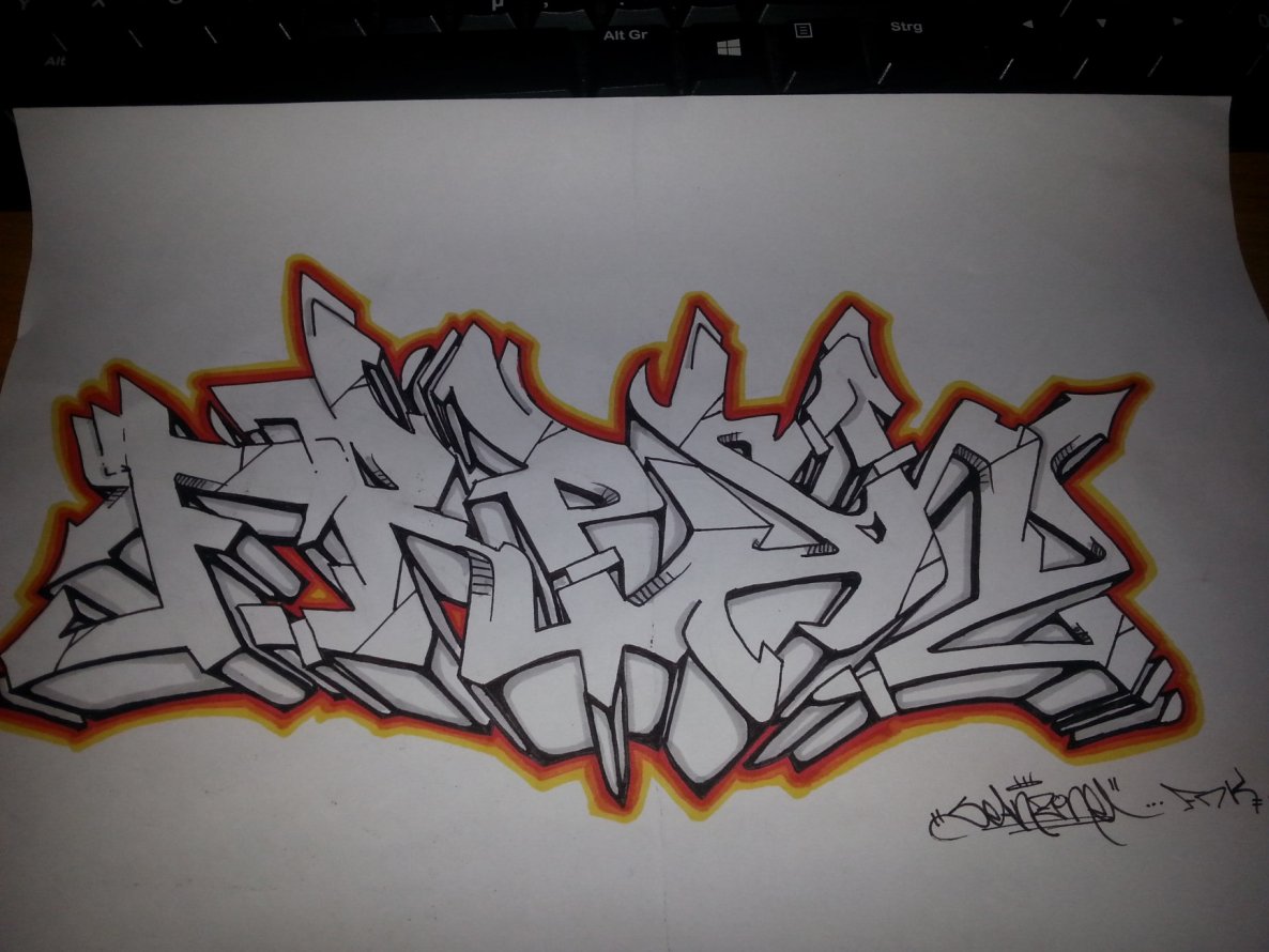 Graffiti Sketch in Märkischer Kreis - Photo by SeanZone - seanzONE