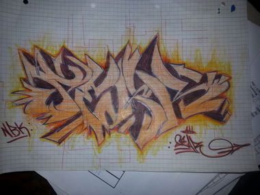 Graffiti Sketch - Photo by SeanZone - Nbk