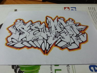 Graffiti Sketch - Photo by SeanZone - seanzONE
