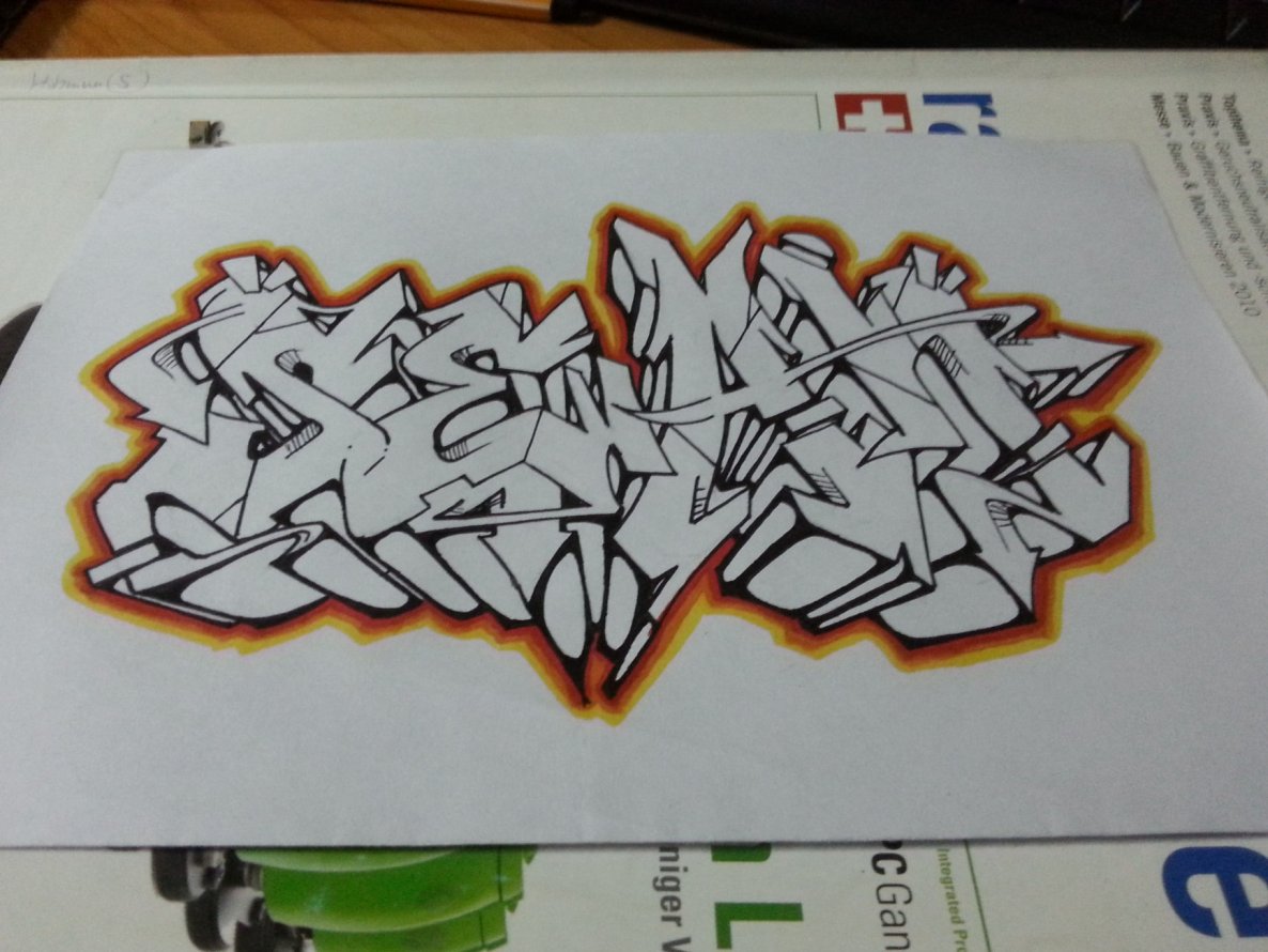 Graffiti Sketch - Photo by SeanZone - seanzONE