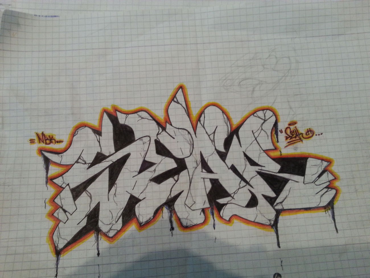 Graffiti Sketch - Photo by SeanZone - Nbk