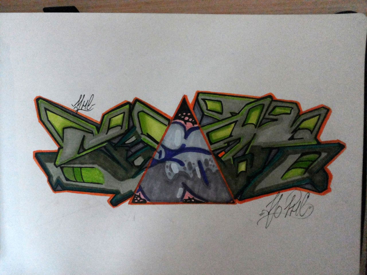 Graffiti Sketch - Photo by Sear - sear (2016)